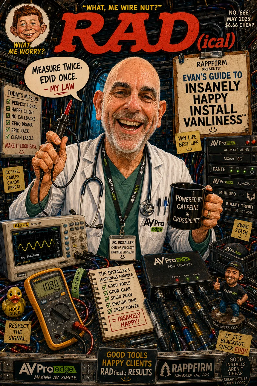 Evan's Guide to Insanely Happy Install Vanliness